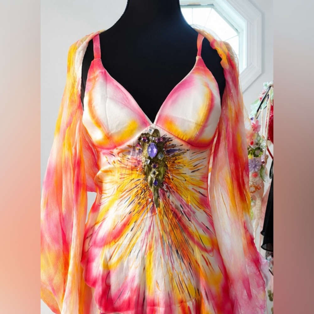 Silk Italian dress - Picture 2 of 9